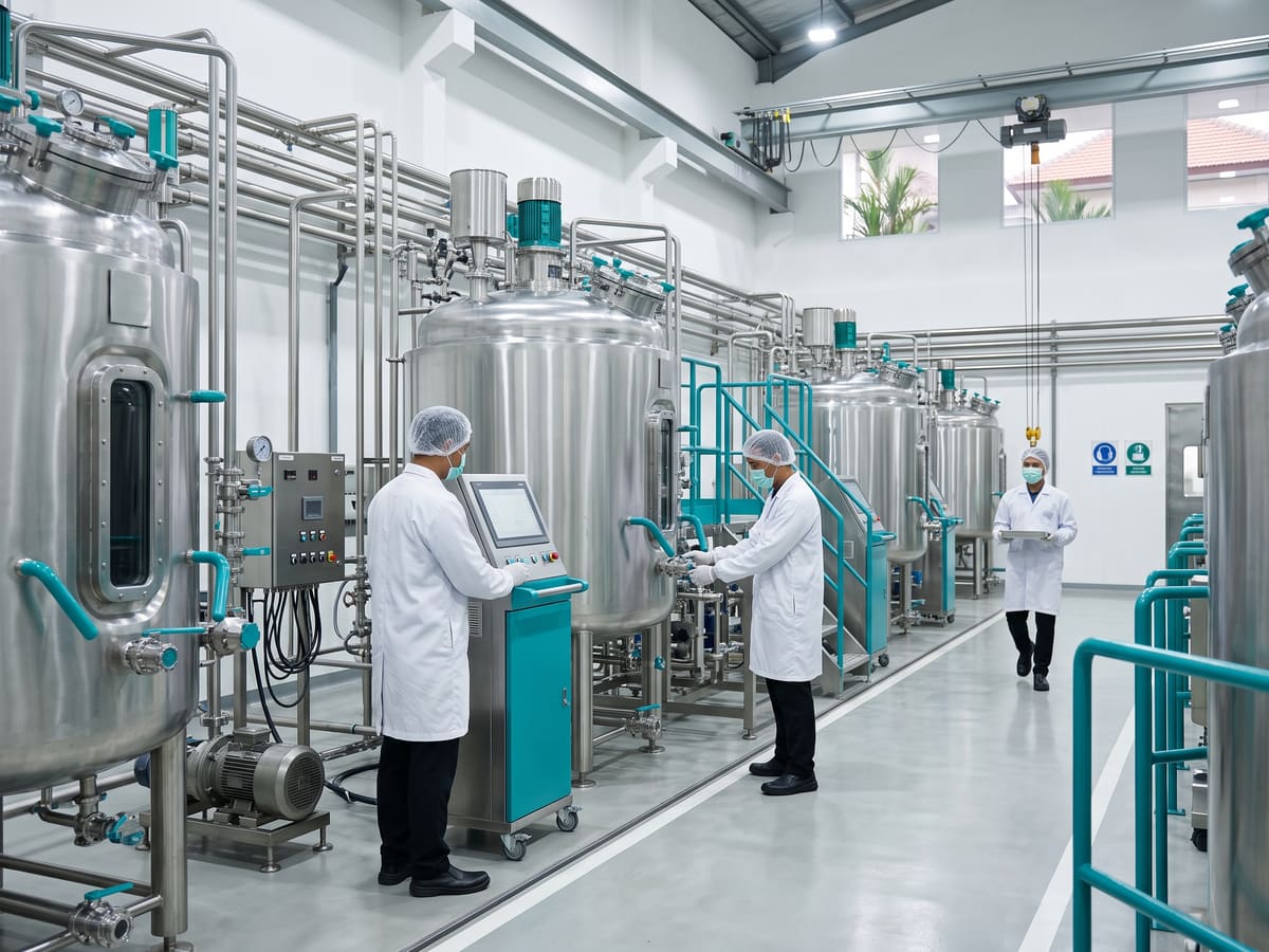 Fasilitas produksi bersertifikat mitra Maklon Pupuk